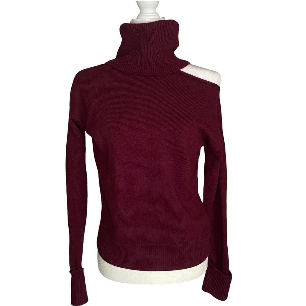 Paige Raundi cutout shoulder sweater
